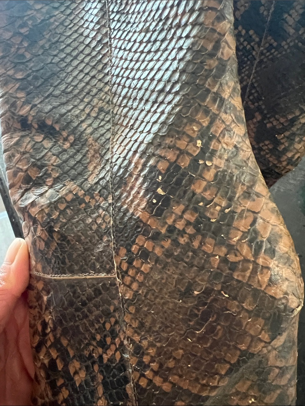 Python wedge boots - Picture 4 of 5